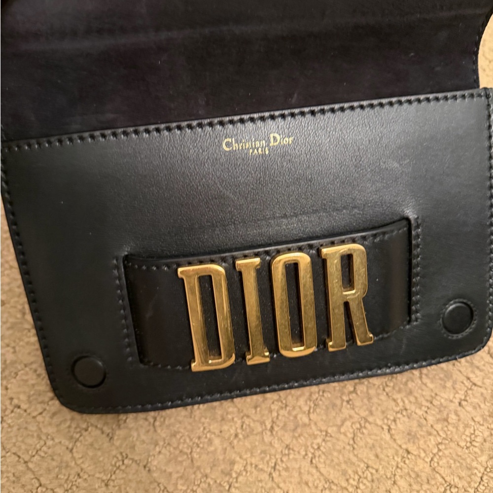 Dior Revolution Black and Gold Clutch Bag - Picture 4 of 7